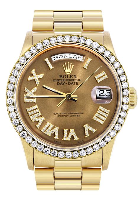 presidential rolex yellow diamonds|presidential Rolex price 2021.